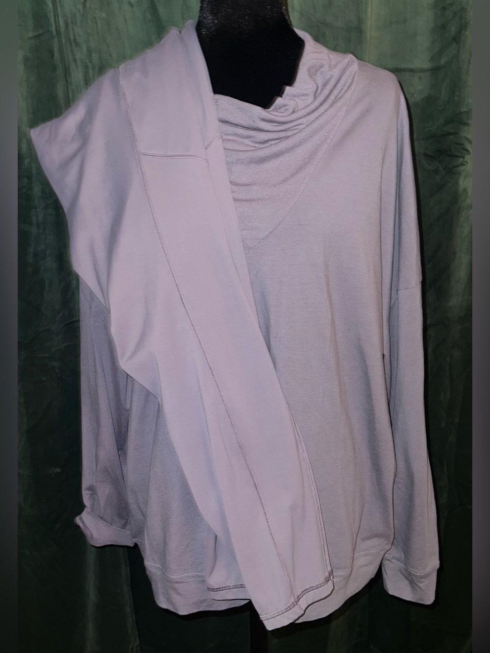 **2pc Set! Banana Republic Dusty Purple Cowl Neck Sweatshirt and Leggings Set - Picture 5 of 11